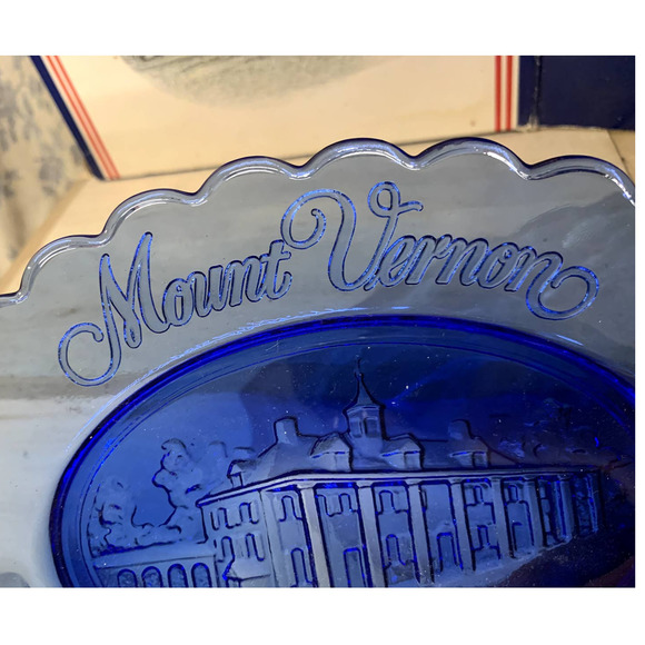 VTG Avon Boxed Set of Mt Vernon Plate and 2 Hostess Soaps - Picture 12 of 13